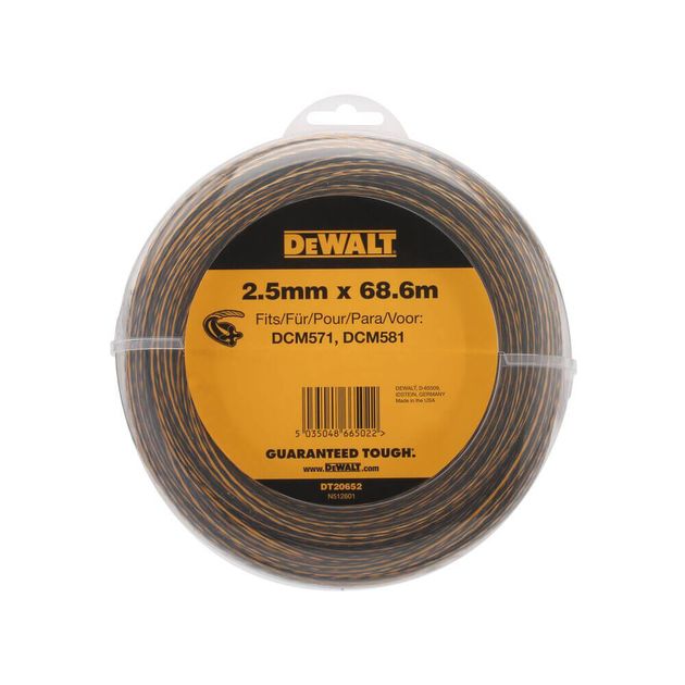 Косильная леска DeWALT DT20652 2.0 мм, 15 м, фото  | SNABZHENIE.com.ua