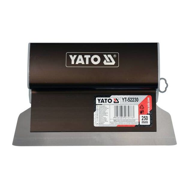 Шпатель YATO финишный, 250 мм, со сменным лезвием, фото  | SNABZHENIE.com.ua