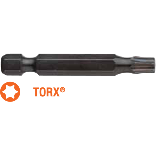 Насадка викруткова TORX T15 50 мм Torsion, подовжена, уп. 10 шт., фото  | SNABZHENIE.com.ua