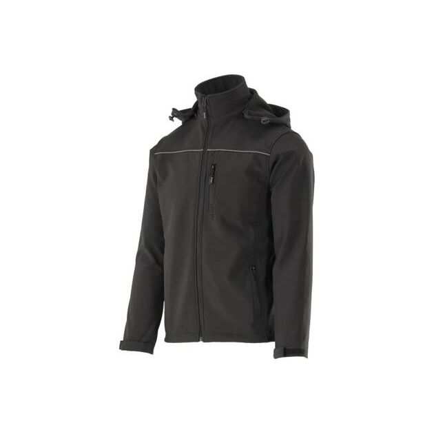 Куртка рабочая YATO SOFTSHELL XXL, черная, 3 кармана, 96% полиэстер, фото  | SNABZHENIE.com.ua