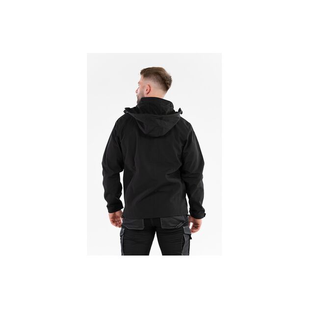 Куртка робоча SOFTSHELL з капюшоном YATO розмір XXXL, чорна, 3 кишені, 96% поліестер, 4% спандекс., фото  | SNABZHENIE.com.ua