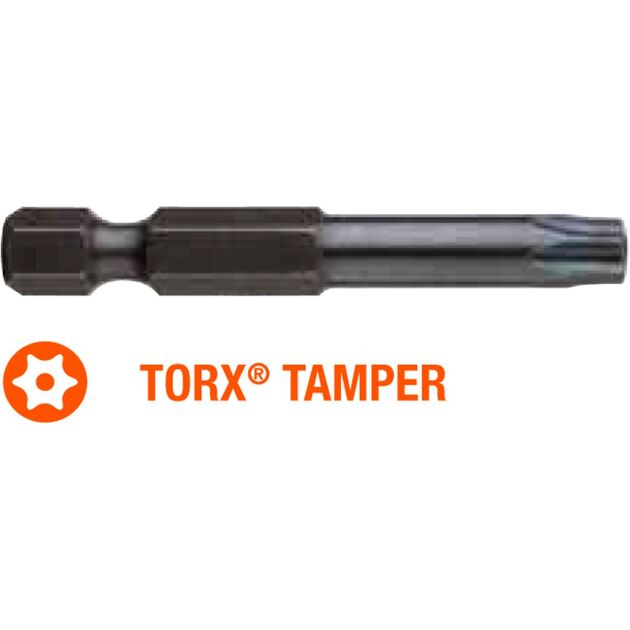 Викруткова насадка USH Industry TORX Tamper T27T x 50 мм, 5 шт., фото  | SNABZHENIE.com.ua