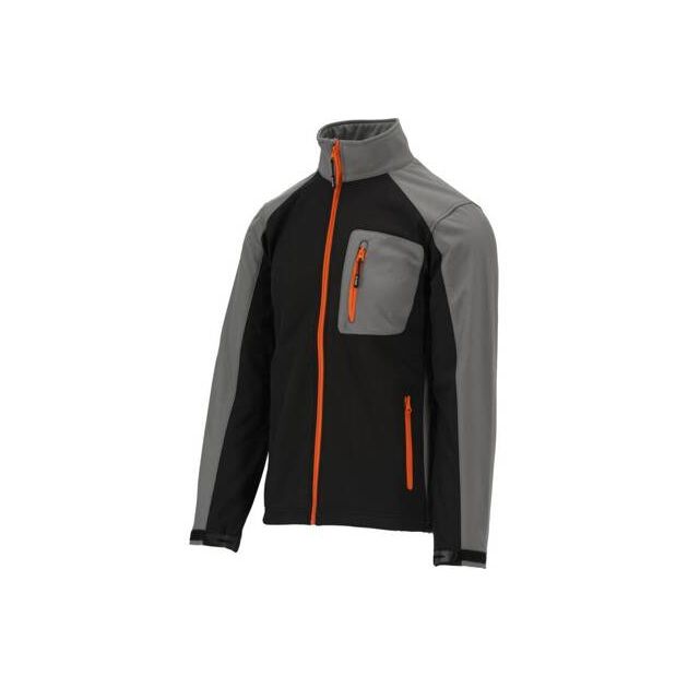 Куртка рабочая SOFTSHELL YATO XXL, черно-серая, 3 кармана, фото  | SNABZHENIE.com.ua