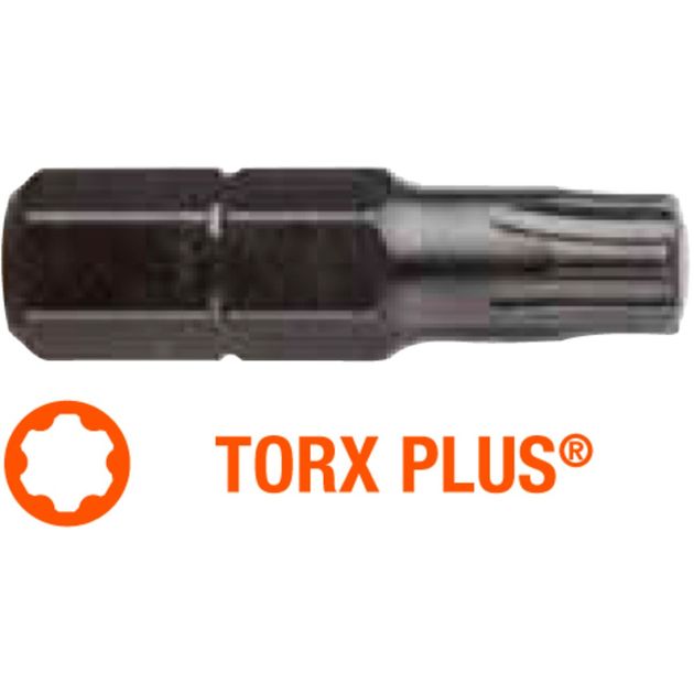 Насадка викруткова TORX Plus T40+ x 25 мм, упак. 5 шт., фото  | SNABZHENIE.com.ua