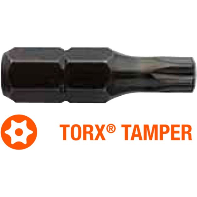 Насадка TORX Tamper T40T x 25 мм Torsion, упак. 10 шт., фото  | SNABZHENIE.com.ua