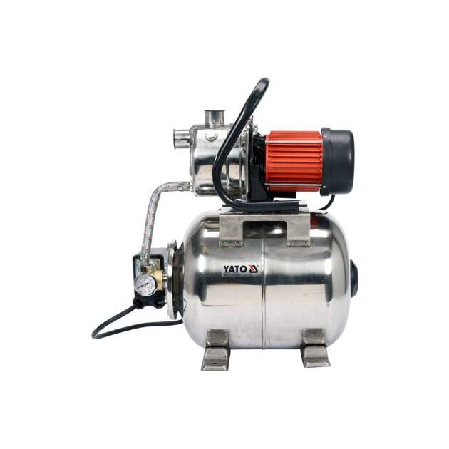 Насосная станция YATO 1200 Вт, 4000 л/ч, глуб. 9м, выс. 50м, фото  | SNABZHENIE.com.ua