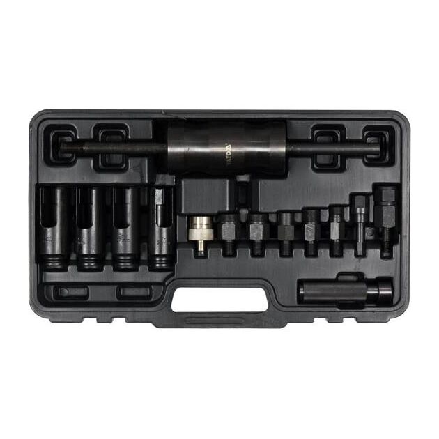 Съемники форсунок YATO инерциальные, 14 шт, совместимы с BOSCH, DELPHI, DENSO, SIEMENS, фото  | SNABZHENIE.com.ua