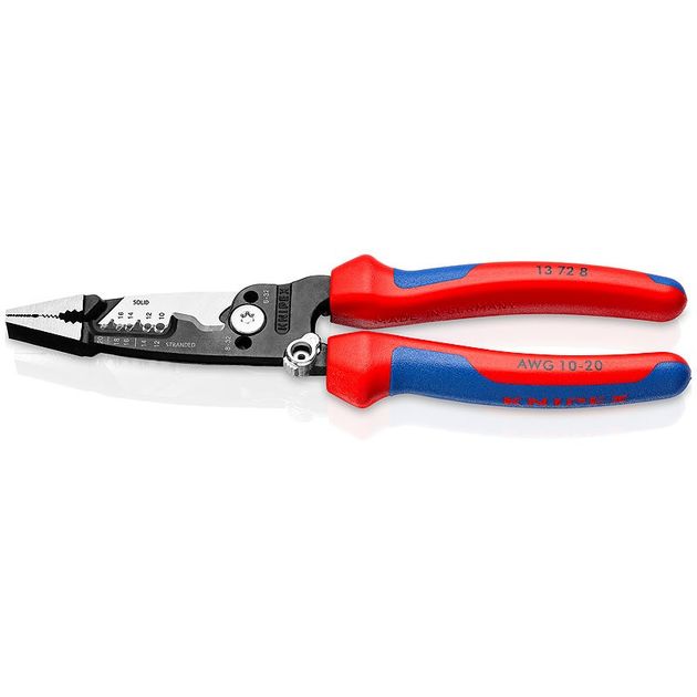 Багатофункціональні кліщі для електромонтажних робіт KNIPEX  13 72 8, фото  | SNABZHENIE.com.ua