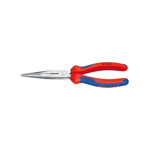 Плоскі круглогубці з ріжучими крайками KNIPEX 26 12 200, фото  | SNABZHENIE.com.ua