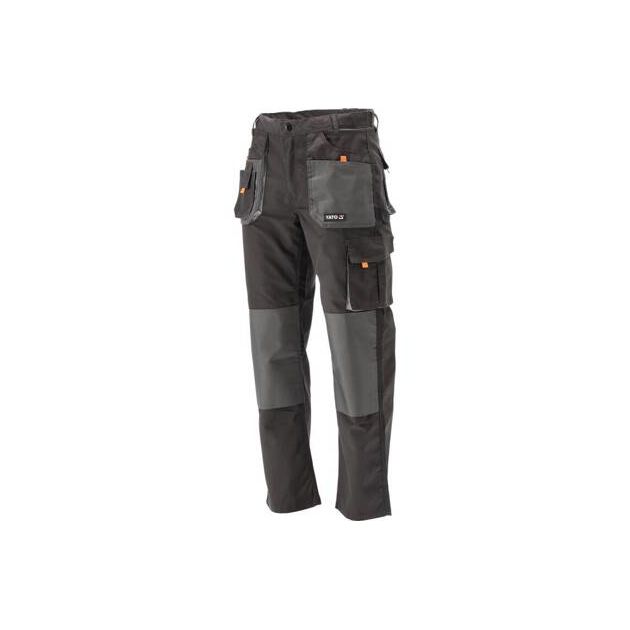 Рабочие брюки YATO, размер L/XL, 65% полиэстер, 35% хлопок, фото  | SNABZHENIE.com.ua