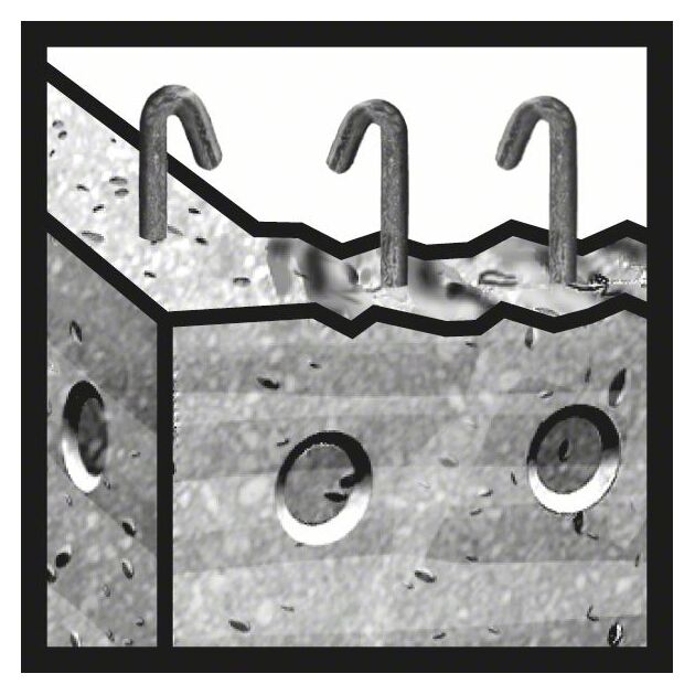 Бур SDS-max 8X по армованому бетону 12 x 800 x 940 мм, BOSCH (2608578605), фото , зображення 18 | SNABZHENIE.com.ua