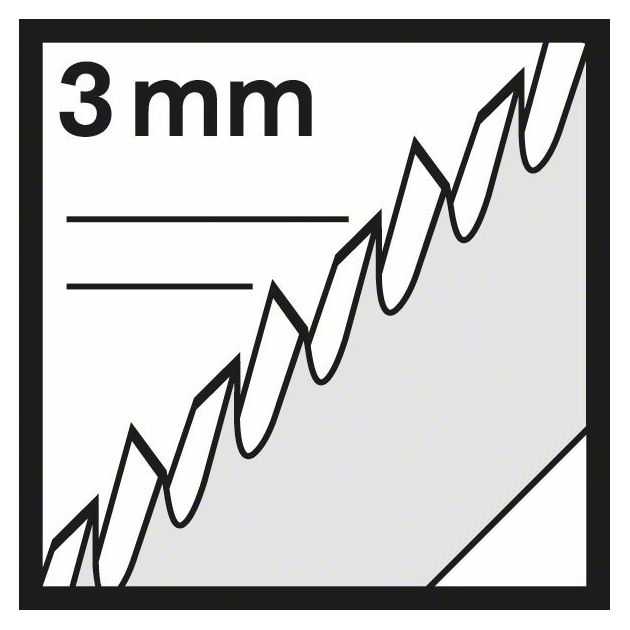 Пильне полотно для лобзика T 301 CD Clean for Wood по дереву 5 шт, BOSCH (2608637590), фото , зображення 8 | SNABZHENIE.com.ua Пильне полотно для лобзика T 301 CD Clean for Wood по дереву 5 шт, BOSCH (2608637590), фото , зображення 8 | SNABZHENIE.com.ua