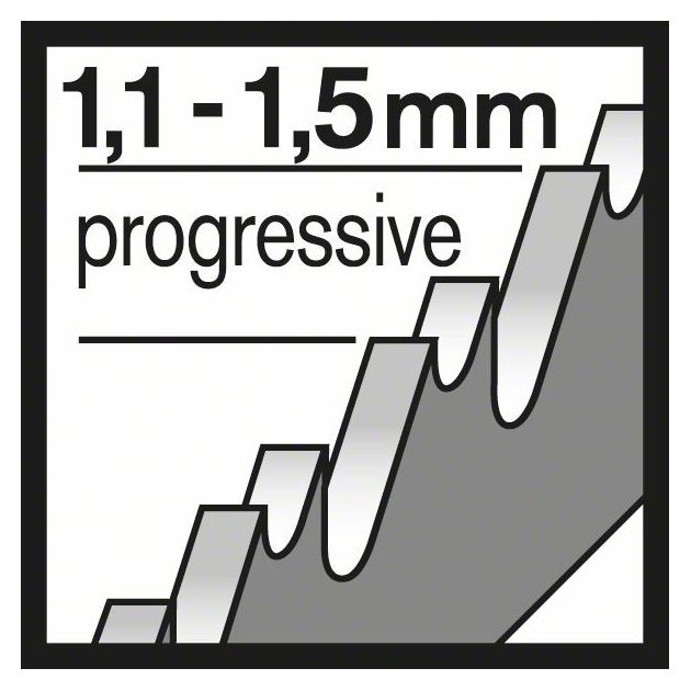 Пильне полотно для лобзика T 218 A Basic for Metal по металу 5 шт, BOSCH (2608631032), фото , зображення 6 | SNABZHENIE.com.ua Пильне полотно для лобзика T 218 A Basic for Metal по металу 5 шт, BOSCH (2608631032), фото , зображення 6 | SNABZHENIE.com.ua