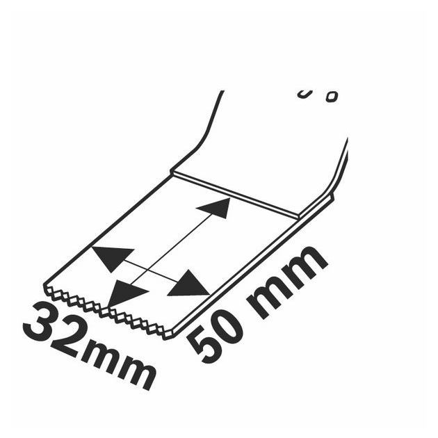 Полотно погружне пильне універсальне 32x50 мм StarlockPlus Carbide Multi-Material PAIZ 32 APT BOSCH (2608664218), фото , зображення 7 | SNABZHENIE.com.ua