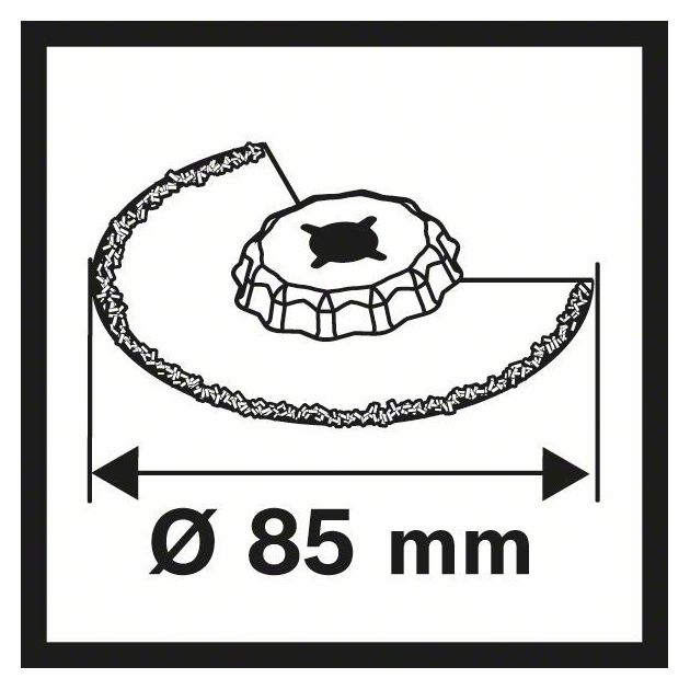 Полотно сегментное 85 мм Starlock Carbide-RIFF BOSCH (2608661642), фото , изображение 8 | SNABZHENIE.com.ua Полотно сегментное 85 мм Starlock Carbide-RIFF BOSCH (2608661642), фото , изображение 8 | SNABZHENIE.com.ua
