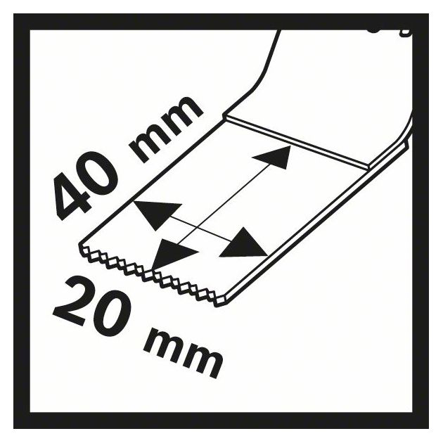 Полотно погружне 20x40 мм Starlock Carbide MetalMax AIZ 20 AT BOSCH (2608662019), фото , зображення 9 | SNABZHENIE.com.ua