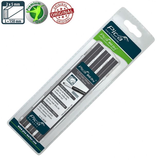 Запасные стрижни Pica BIG Dry, 6031, красные, 12 шт., фото , изображение 3 | SNABZHENIE.com.ua