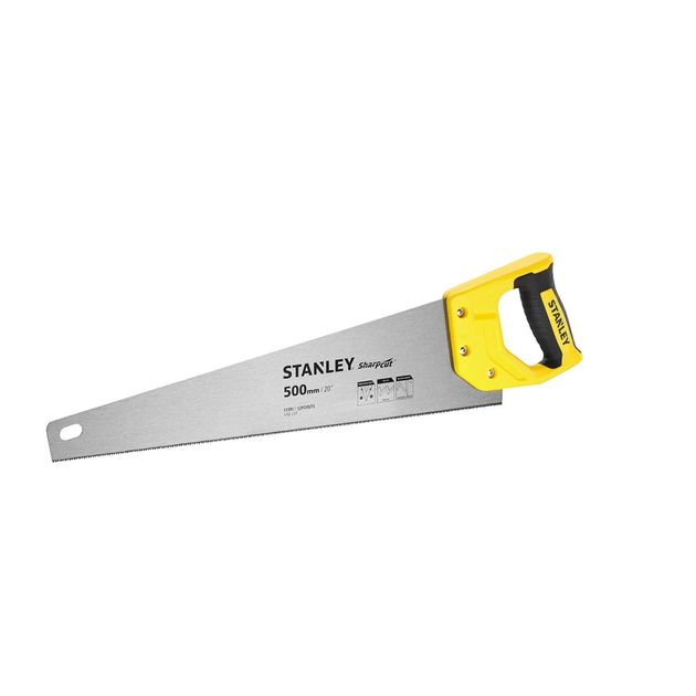 Ножівка по дереву STANLEY "SHARPCUT", 500 мм, 11 зубів/дюйм, фото  | SNABZHENIE.com.ua