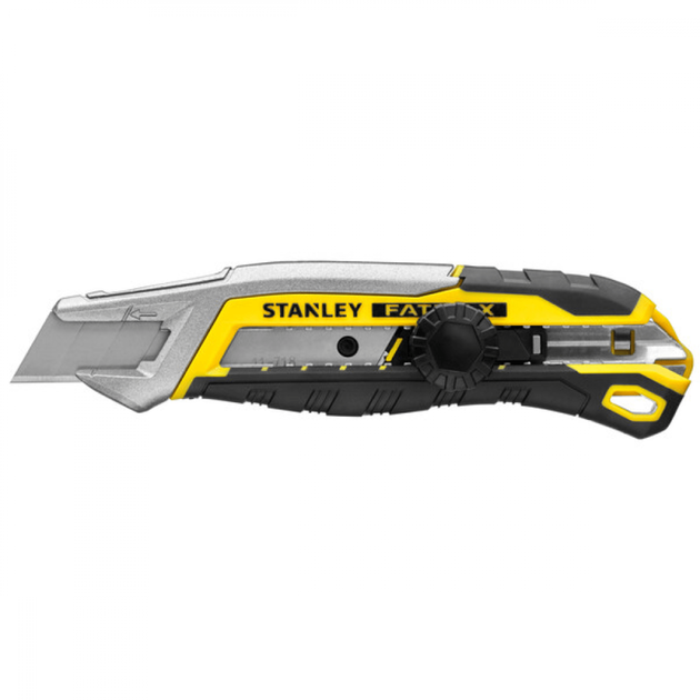 Нож STANLEY "FATMAX" 18 мм с выдвижным лезвием и фиксатором, фото  | SNABZHENIE.com.ua