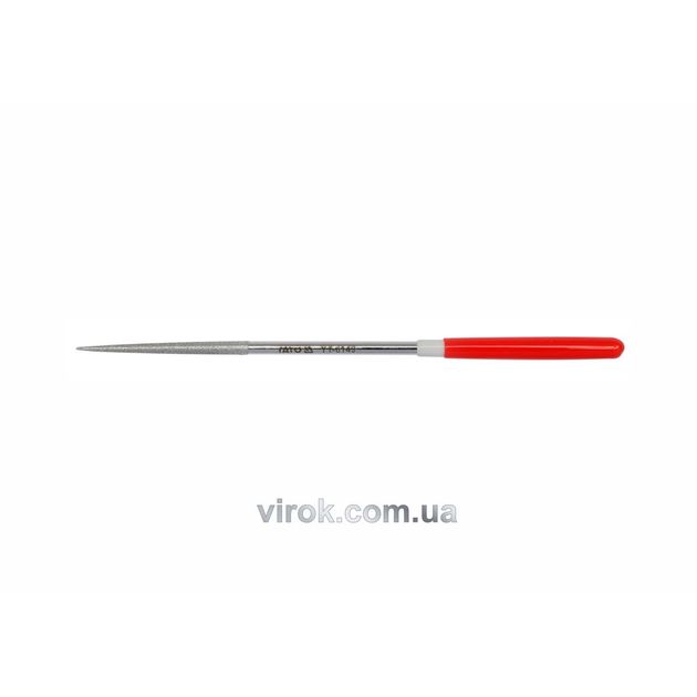 Надфиль алмазний YATO круглий, l= 160/50 мм, Ø= 4 мм [80/800], фото  | SNABZHENIE.com.ua