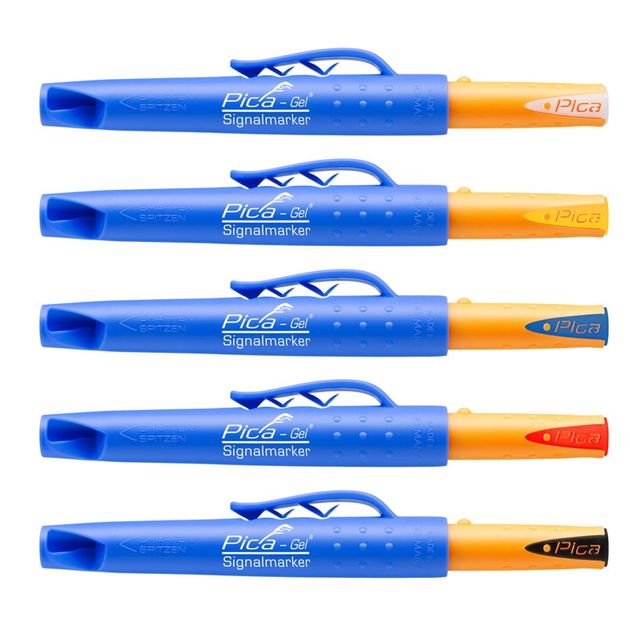 Маркер PICA GEL 8083, водо-жаро стойкий, черный, фото , изображение 5 | SNABZHENIE.com.ua