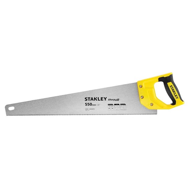 Ножовка по дереву STANLEY "SHARPCUT", 550 мм, 11 зубьев/1", фото  | SNABZHENIE.com.ua