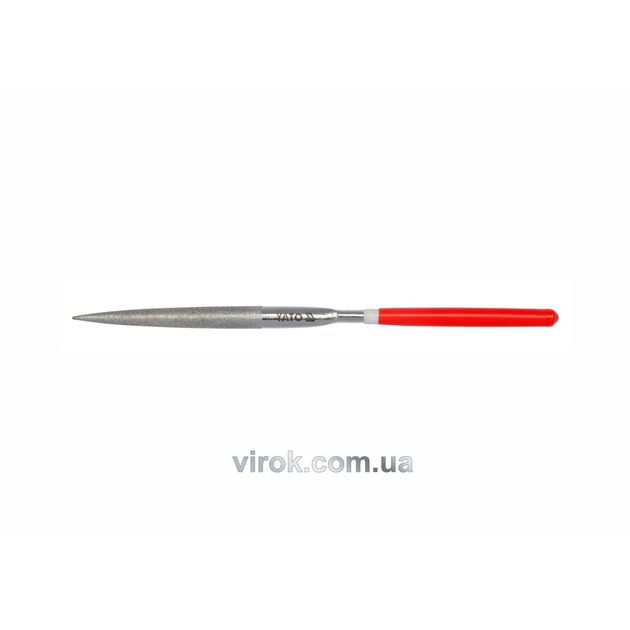 Надфиль алмазний YATO півкруглий, l= 180/70 мм, b= 5 мм [45/450], фото  | SNABZHENIE.com.ua