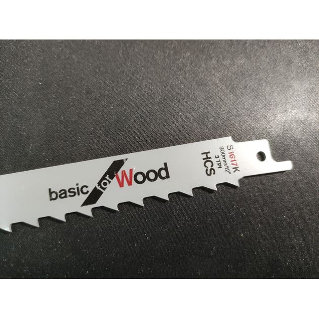 Полотно сабельной пилы S 1617 K по дереву, 5 шт. BOSCH (2608650679), фото , изображение 9 | SNABZHENIE.com.ua