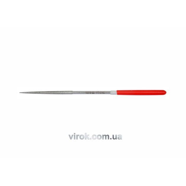 Надфиль алмазний YATO круглий, l= 140/50 мм, Ø= 3 мм [120/1200], фото  | SNABZHENIE.com.ua