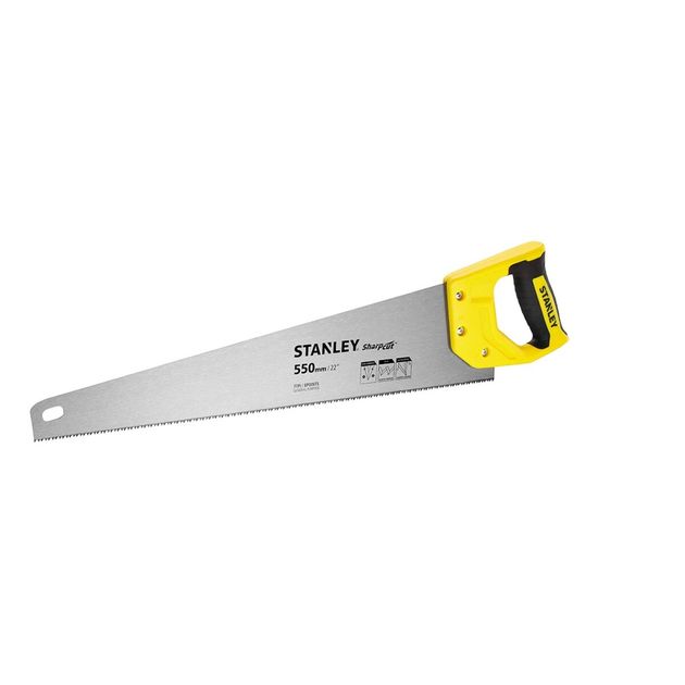 Ножівка по дереву STANLEY "SHARPCUT", 550 мм, 7 зубів/1", фото  | SNABZHENIE.com.ua