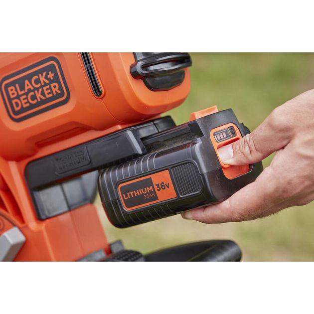 Садовий пилосос акумуляторний безщітковий BLACK+DECKER BCBLV3625L1, фото , зображення 5 | SNABZHENIE.com.ua Садовий пилосос акумуляторний безщітковий BLACK+DECKER BCBLV3625L1, фото , зображення 5 | SNABZHENIE.com.ua