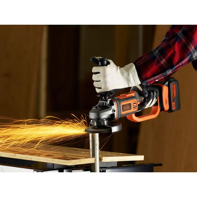 Аккумуляторная шлифмашина BLACK+DECKER BCG720N, фото , изображение 7 | SNABZHENIE.com.ua Аккумуляторная шлифмашина BLACK+DECKER BCG720N, фото , изображение 7 | SNABZHENIE.com.ua