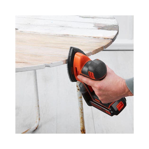 Вибрационная шлифмашина аккумуляторная BLACK DECKER BDCDS18, фото , изображение 3 | SNABZHENIE.com.ua Вибрационная шлифмашина аккумуляторная BLACK DECKER BDCDS18, фото , изображение 3 | SNABZHENIE.com.ua
