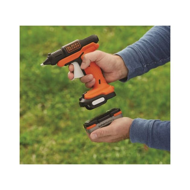 Пістолет клеєвий акумуляторний BLACK+DECKER BDCGG12N, фото , зображення 2 | SNABZHENIE.com.ua Пістолет клеєвий акумуляторний BLACK+DECKER BDCGG12N, фото , зображення 2 | SNABZHENIE.com.ua