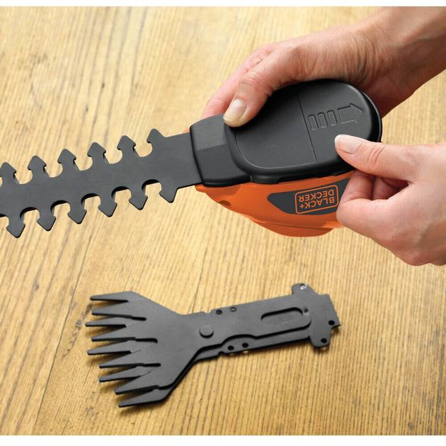 Кусторіз-ножиці акумуляторні BLACK+DECKER GSL700, фото , зображення 2 | SNABZHENIE.com.ua Кусторіз-ножиці акумуляторні BLACK+DECKER GSL700, фото , зображення 2 | SNABZHENIE.com.ua