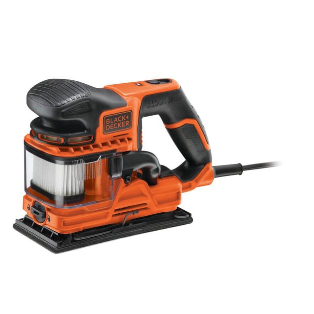 Вибрационная шлифмашина BLACK+DECKER KA330EKA, сеть, фото  | SNABZHENIE.com.ua