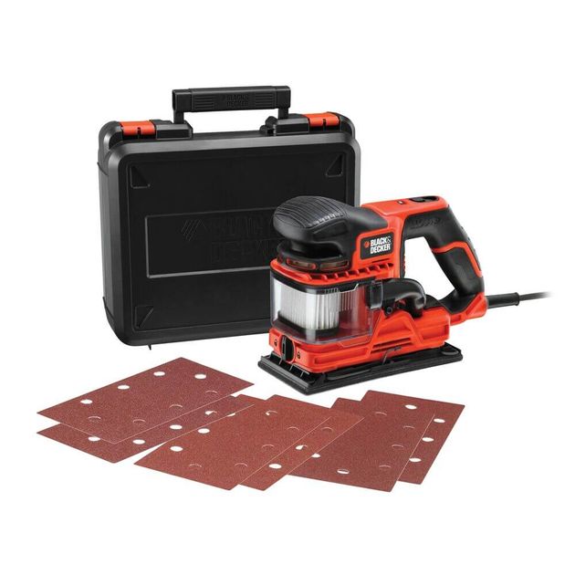 Шліфмашина вібраційна мережева BLACK+DECKER KA330E, фото , зображення 3 | SNABZHENIE.com.ua Шліфмашина вібраційна мережева BLACK+DECKER KA330E, фото , зображення 3 | SNABZHENIE.com.ua