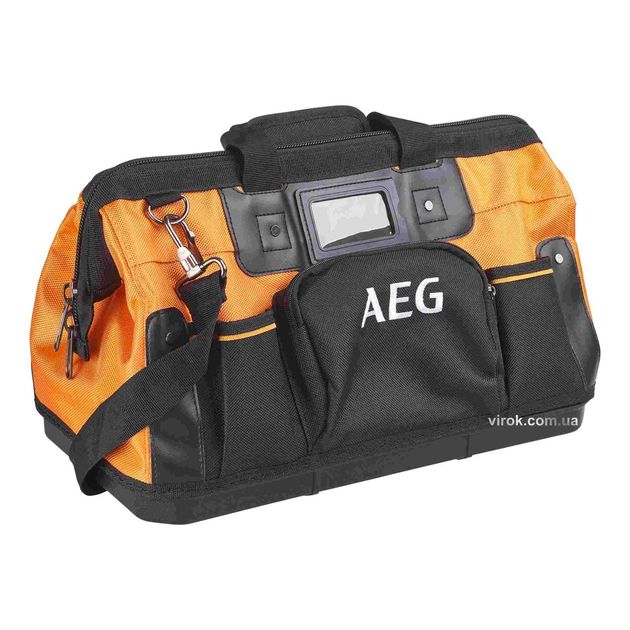 Сумка для инструментов AEG, полиэстер, 8 секций, 7 карманов, 42x23x30 см, фото  | SNABZHENIE.com.ua