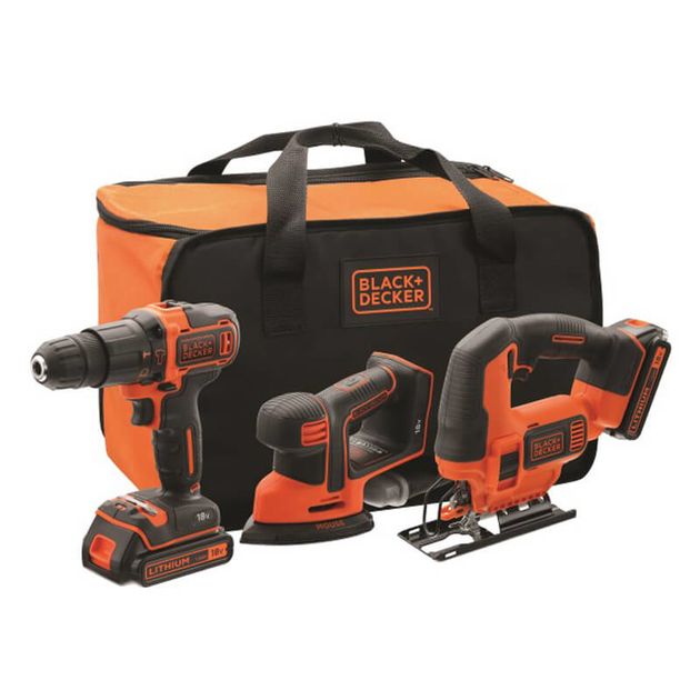 Набор инструментов BLACK+DECKER BCK31S1S из 3 предметов, фото  | SNABZHENIE.com.ua