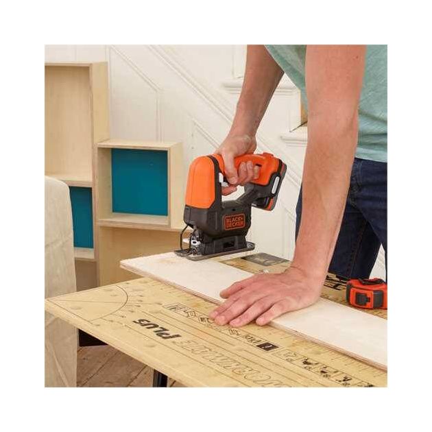 Аккумуляторный электролобзик BLACK DECKER BDCJS12N, фото , изображение 4 | SNABZHENIE.com.ua Аккумуляторный электролобзик BLACK DECKER BDCJS12N, фото , изображение 4 | SNABZHENIE.com.ua