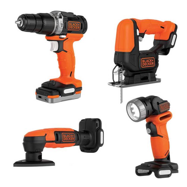Набор инструментов BLACK+DECKER BDCK123S2S, 2 предмета, фото  | SNABZHENIE.com.ua