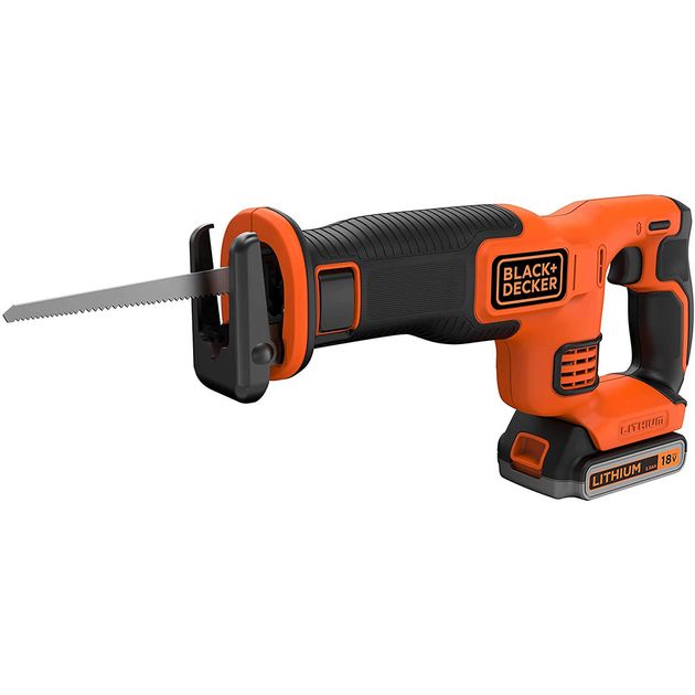 Аккумуляторная сабельная пила BLACK+DECKER BDCR18E1, фото  | SNABZHENIE.com.ua