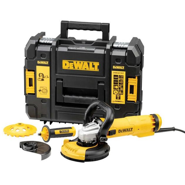 Шліфмашина кутова - болгарка мережна DeWALT DWE4217KT, фото  | SNABZHENIE.com.ua