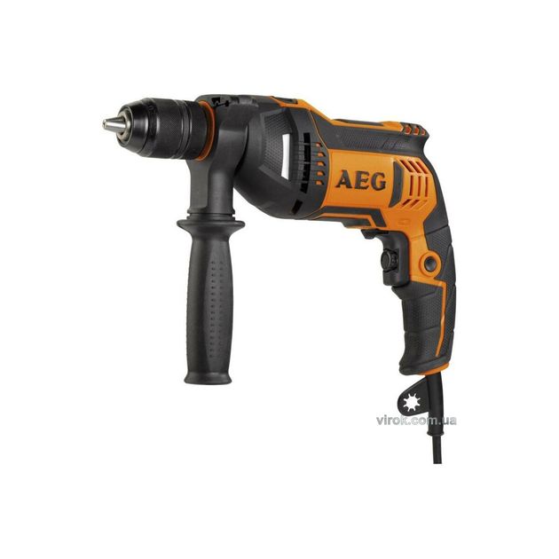 Дрель AEG 750 Вт, 13 мм, самозатягивающийся патрон + сумка, фото  | SNABZHENIE.com.ua