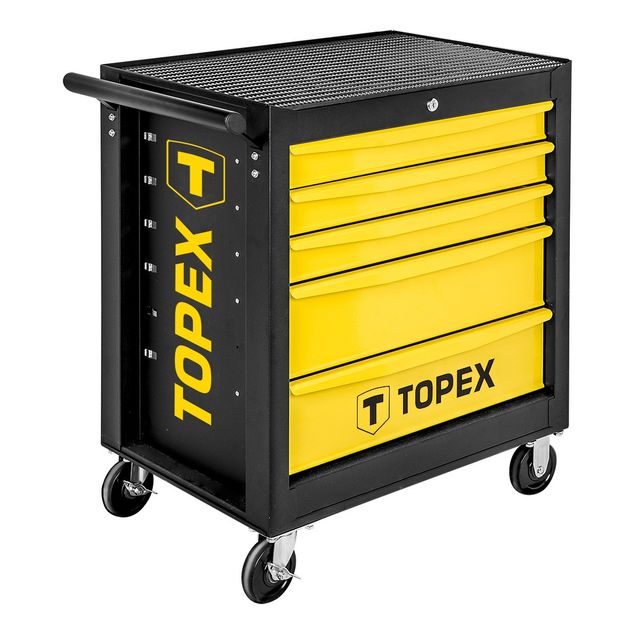 Тележка для инструмента TOPEX с 5 выдвижными ящиками, фото  | SNABZHENIE.com.ua