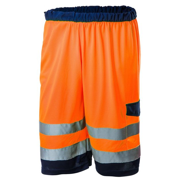 Сигнальные сетчатые шорты оранжевые XXL NEO (81-783-XXL), фото  | SNABZHENIE.com.ua