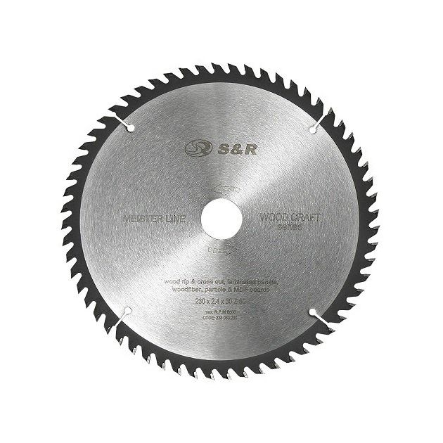 Диск пильный S&R Meister Wood Craft 210х30х2,2 мм, фото  | SNABZHENIE.com.ua