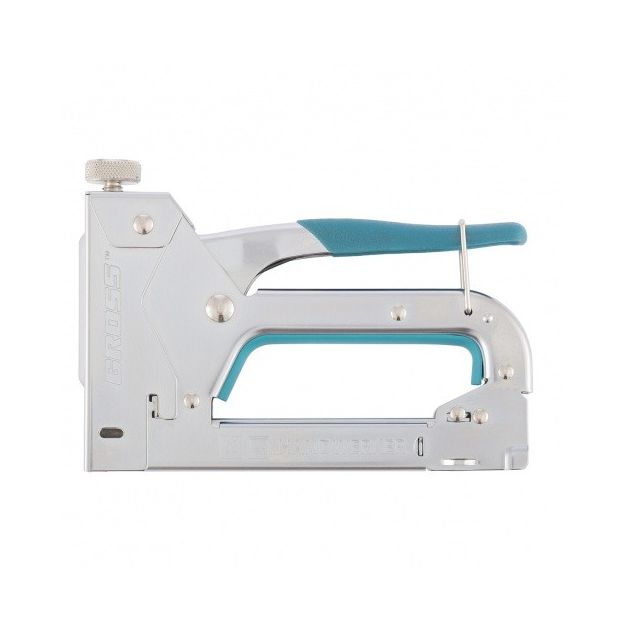 Степлер меблевий регульований (Handwerker), сталевий корпус, тип скоби 53, 4-14 мм GROSS (41000G), фото , зображення 2 | SNABZHENIE.com.ua