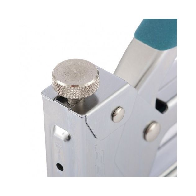 Степлер меблевий регульований (Handwerker), сталевий корпус, тип скоби 53, 4-14 мм GROSS (41000G), фото , зображення 5 | SNABZHENIE.com.ua