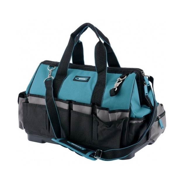 Сумка для інструмента Handwerker, 42 кишені, пластик, дно, наплечний ремінь, 475 х 260 х 360 мм GROSS (90273G), фото , зображення 2 | SNABZHENIE.com.ua